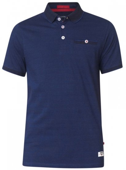 D555 Jerell Polo Navy - Polokošile - Polokošile 2XL-8XL - Trička s límečkem 2XL-8XL
