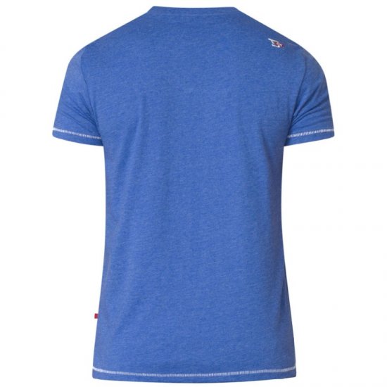 D555 Kansas T-shirt Blue - Trička - Trička nadměrné velikosti - 2XL-14XL