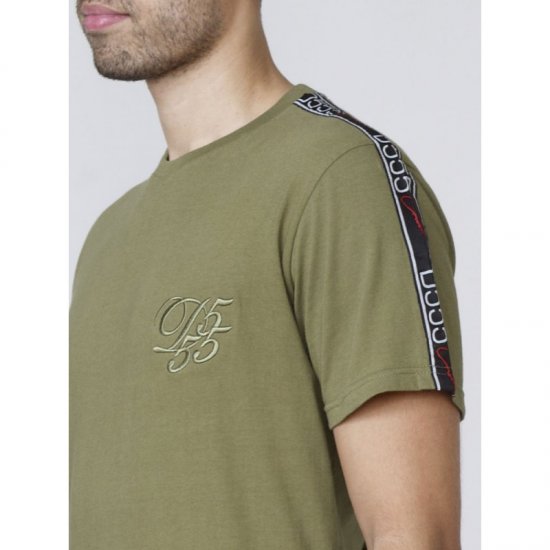 D555 Kambria Couture T-shirt Khaki - Trička - Trička nadměrné velikosti - 2XL-14XL