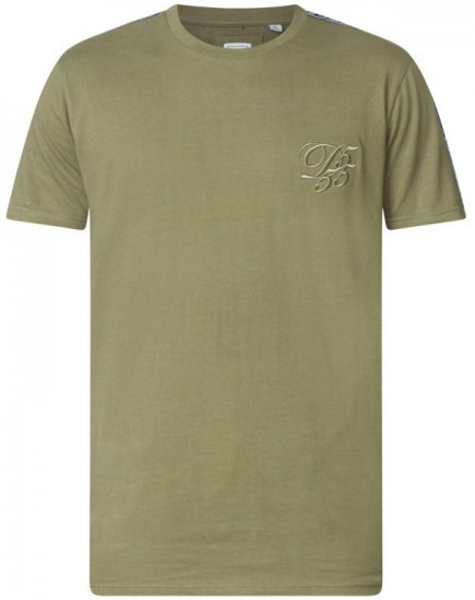 D555 Kambria Couture T-shirt Khaki - Trička - Trička nadměrné velikosti - 2XL-14XL
