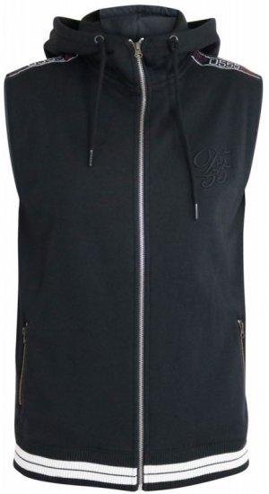 D555 Chemung Short Sleeve Hoodie Black - Mikiny & mikiny s kapucí - Mikiny & Mikiny s kapucí 2XL-12XL