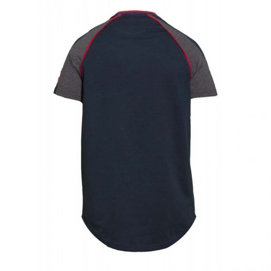 D555 Brendon T-shirt Navy - Trička - Trička nadměrné velikosti - 2XL-14XL