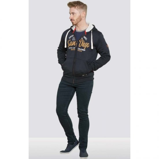 D555 Stockton Hoodie Navy - Mikiny & mikiny s kapucí - Mikiny & Mikiny s kapucí 2XL-12XL