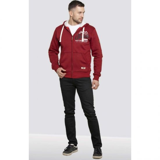 D555 Durham Hoodie Red - Mikiny & mikiny s kapucí - Mikiny & Mikiny s kapucí 2XL-12XL