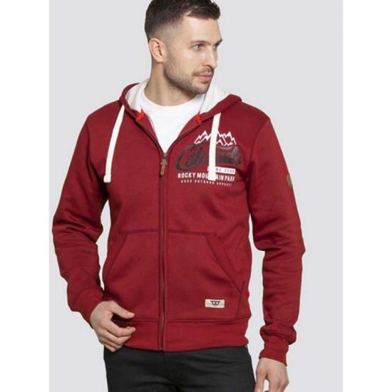 D555 Durham Hoodie Red - Mikiny & mikiny s kapucí - Mikiny & Mikiny s kapucí 2XL-12XL