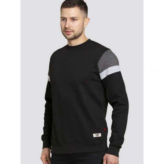 D555 Clermont Sweatshirt Black - Mikiny & mikiny s kapucí - Mikiny & Mikiny s kapucí 2XL-12XL