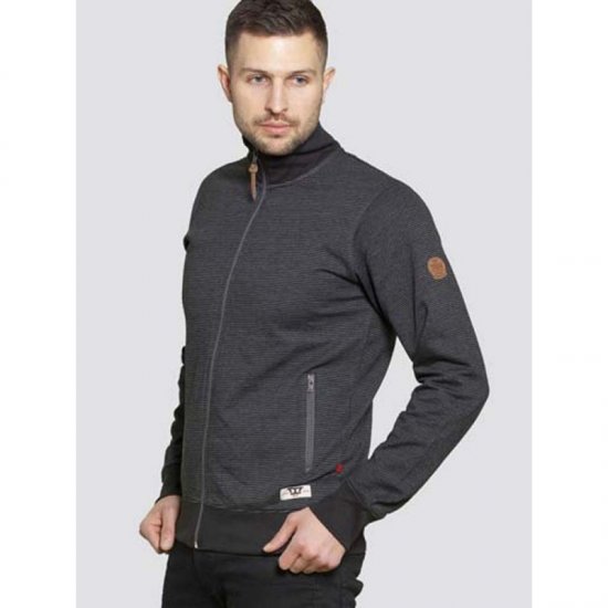 D555 Buxton Full Zip Sweatshirt Black - Mikiny & mikiny s kapucí - Mikiny & Mikiny s kapucí 2XL-12XL