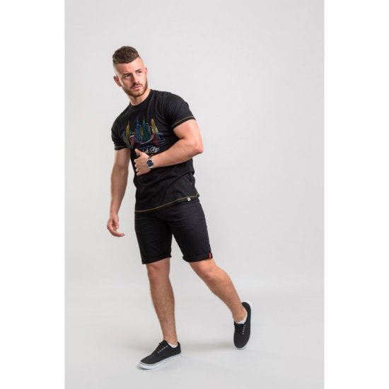 D555 Shelby T-shirt Black - Trička - Trička nadměrné velikosti - 2XL-14XL