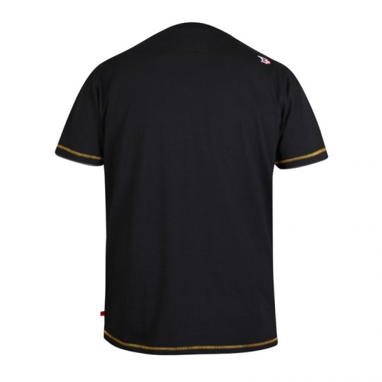 D555 Shelby T-shirt Black - Trička - Trička nadměrné velikosti - 2XL-14XL