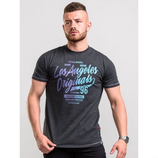 D555 Simmons T-shirt Black - Trička - Trička nadměrné velikosti - 2XL-14XL