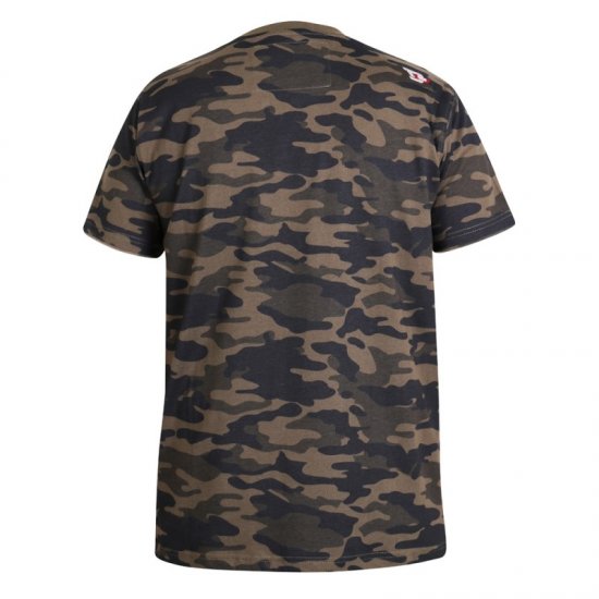D555 Thompson T-shirt Jungle Camo - Trička - Trička nadměrné velikosti - 2XL-14XL