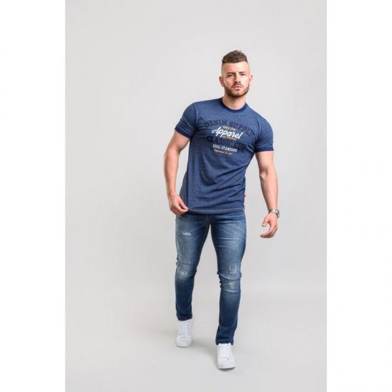 D555 Kody T-shirt Navy - Trička - Trička nadměrné velikosti - 2XL-14XL