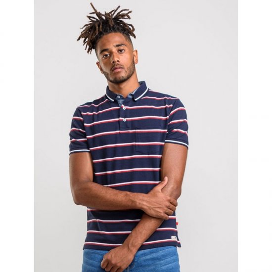 D555 Holmes Polo Navy - Polokošile - Polokošile 2XL-8XL - Trička s límečkem 2XL-8XL