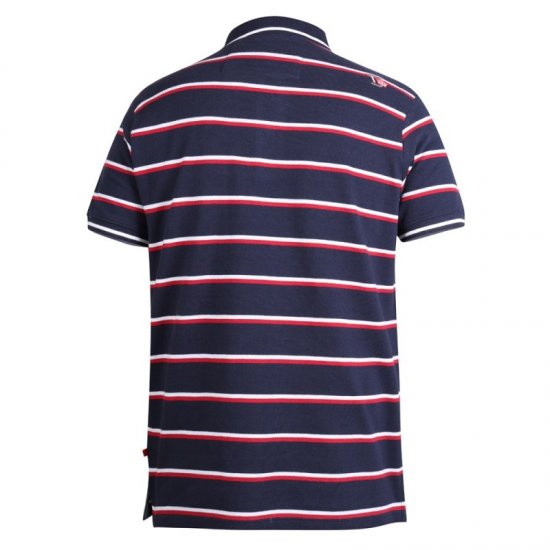 D555 Holmes Polo Navy - Polokošile - Polokošile 2XL-8XL - Trička s límečkem 2XL-8XL