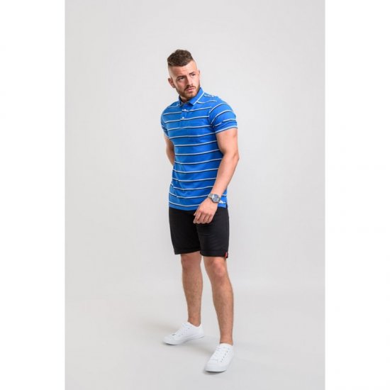 D555 Holmes Polo Blue - Polokošile - Polokošile 2XL-8XL - Trička s límečkem 2XL-8XL
