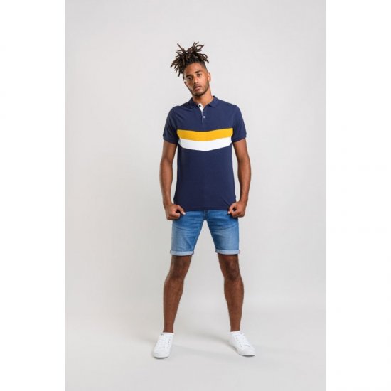 D555 Hopkins Polo Navy - Polokošile - Polokošile 2XL-8XL - Trička s límečkem 2XL-8XL