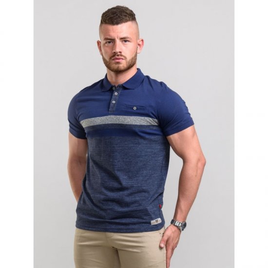 D555 Lawson Polo Navy - Polokošile - Polokošile 2XL-8XL - Trička s límečkem 2XL-8XL