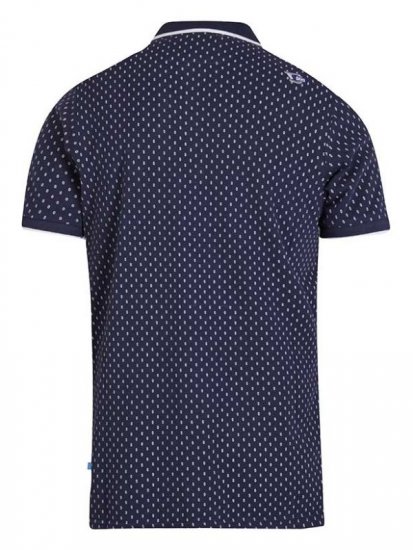 D555 Rogers Printed Polo Navy - Polokošile - Polokošile 2XL-8XL - Trička s límečkem 2XL-8XL