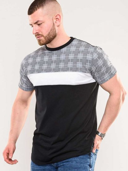 D555 Vista Couture Cut And Sew Curved Hem T-Shirt - Trička - Trička nadměrné velikosti - 2XL-14XL
