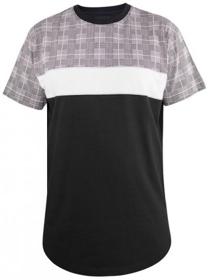 D555 Vista Couture Cut And Sew Curved Hem T-Shirt - Trička - Trička nadměrné velikosti - 2XL-14XL