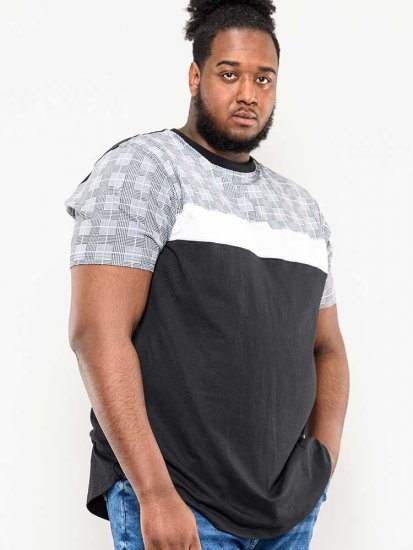 D555 Vista Couture Cut And Sew Curved Hem T-Shirt - Trička - Trička nadměrné velikosti - 2XL-14XL