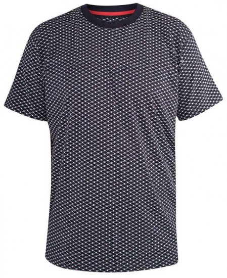 D555 Canton T-shirt Navy - Trička - Trička nadměrné velikosti - 2XL-14XL