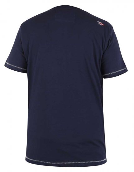 D555 Ashburton Printed T-Shirt - Trička - Trička nadměrné velikosti - 2XL-14XL