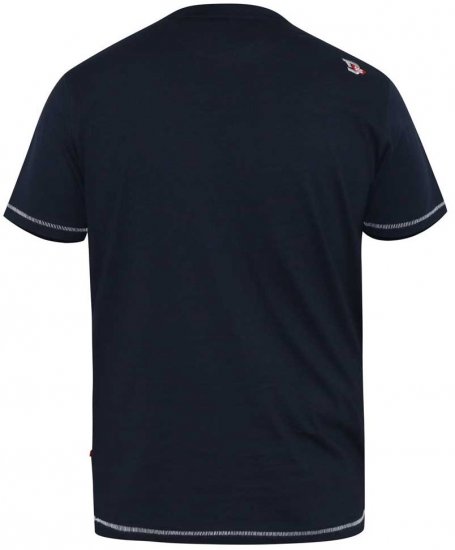 D555 DENTON Motorbike Printed T-Shirt - Trička - Trička nadměrné velikosti - 2XL-14XL