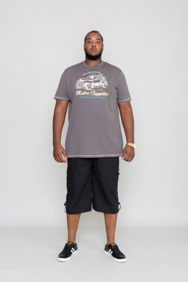 D555 BARMING Printed T-Shirt - Trička - Trička nadměrné velikosti - 2XL-14XL