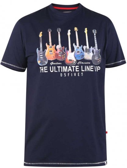 D555 PICKEMHAM Printed T-Shirt - Trička - Trička nadměrné velikosti - 2XL-14XL