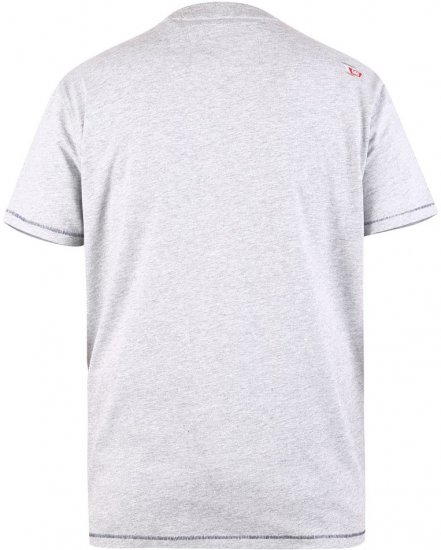 D555 BARTON Printed T-Shirt - Trička - Trička nadměrné velikosti - 2XL-14XL