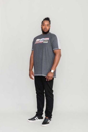 D555 SOHO American Number Plate T-Shirt - Trička - Trička nadměrné velikosti - 2XL-14XL