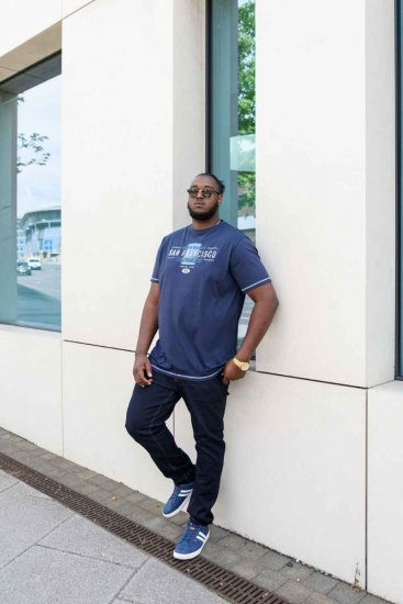 D555 WANSTEAD San Francisco T-Shirt - Trička - Trička nadměrné velikosti - 2XL-14XL