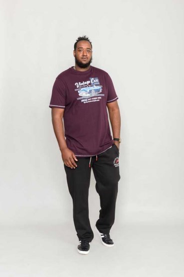 D555 BUCKHURST Vintage Cars T-Shirt - Trička - Trička nadměrné velikosti - 2XL-14XL