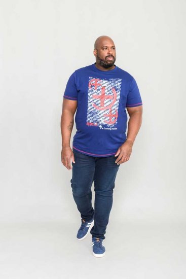 D555 GOAL Coming Home Football T-Shirt - Trička - Trička nadměrné velikosti - 2XL-14XL