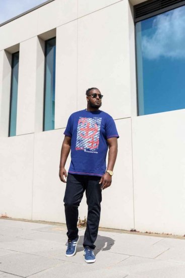 D555 GOAL Coming Home Football T-Shirt - Trička - Trička nadměrné velikosti - 2XL-14XL