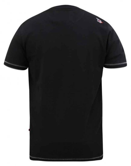 D555 Fritton Bike With Shadow And Drips Printed T-Shirt - Trička - Trička nadměrné velikosti - 2XL-14XL