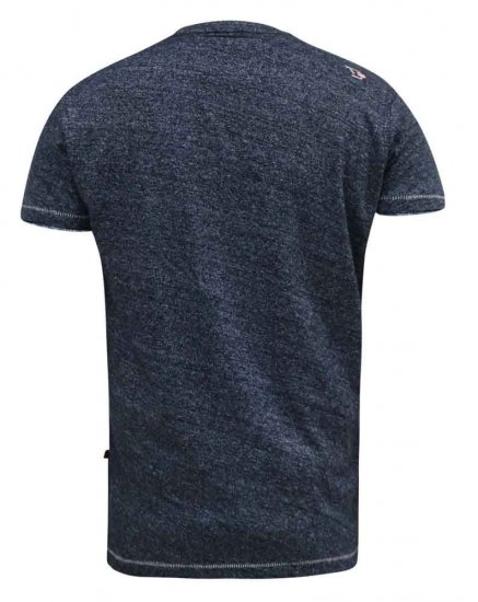 D555 Upton Hawaii Leaf Printed T-Shirt - Trička - Trička nadměrné velikosti - 2XL-14XL