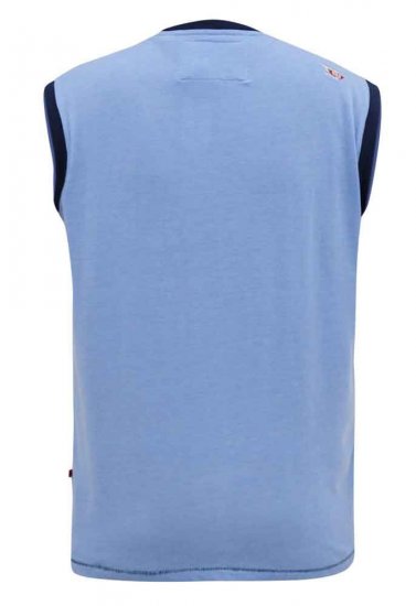 D555 Bretton Surf Board Printed Sleeveless T-Shirt - Trička - Trička nadměrné velikosti - 2XL-14XL