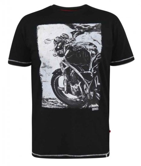 D555 Pinewood Photographic Bike Printed T-Shirt - Trička - Trička nadměrné velikosti - 2XL-14XL