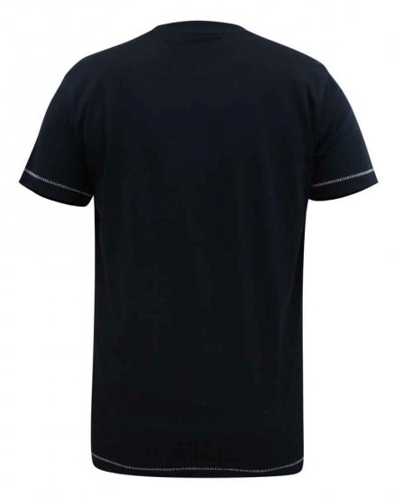 D555 Eclipse Official Pink Floyd Printed Crew Neck T-Shirt - Trička - Trička nadměrné velikosti - 2XL-14XL