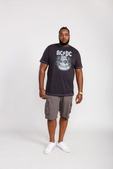 D555 Highway Official AC/DC Hells Bells Printed T- Shirt - Trička - Trička nadměrné velikosti - 2XL-14XL