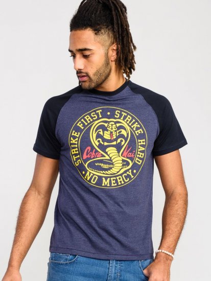 D555 Steeple Official Cobra Kai Printed T-Shirt - Trička - Trička nadměrné velikosti - 2XL-14XL