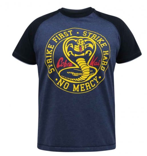 D555 Steeple Official Cobra Kai Printed T-Shirt - Trička - Trička nadměrné velikosti - 2XL-14XL