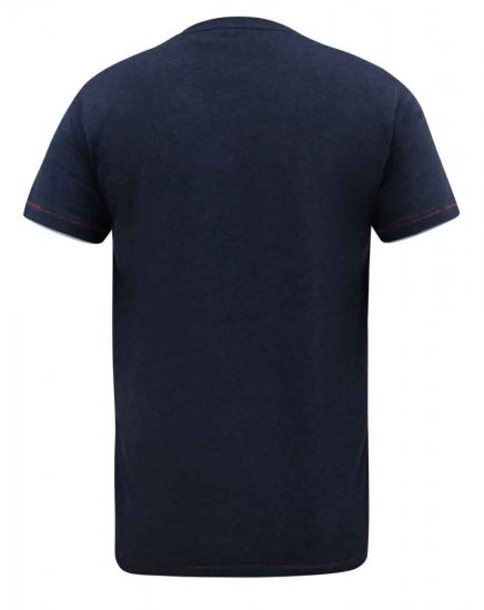 D555 Scampton Official Superman Printed T-Shirt Navy - Trička - Trička nadměrné velikosti - 2XL-14XL