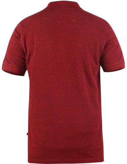 D555 WINCHESTER Red Polo Shirt - Polokošile - Polokošile 2XL-8XL - Trička s límečkem 2XL-8XL