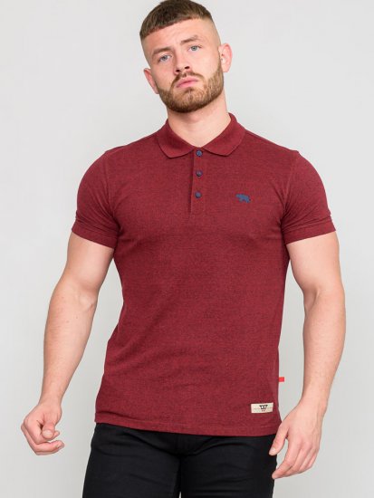 D555 WINCHESTER Red Polo Shirt - Polokošile - Polokošile 2XL-8XL - Trička s límečkem 2XL-8XL