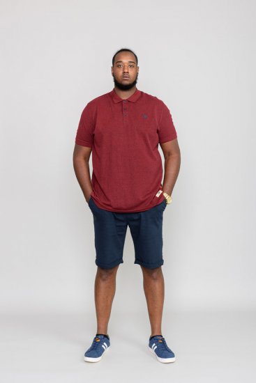 D555 WINCHESTER Red Polo Shirt - Polokošile - Polokošile 2XL-8XL - Trička s límečkem 2XL-8XL