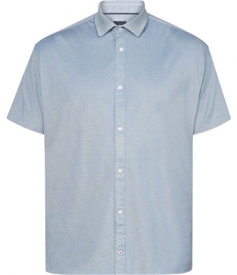 North Latitude 61116 Melírovaná Piké Košile Krátký Rukáv Modrá - Polokošile - Polokošile 2XL-8XL - Trička s límečkem 2XL-8XL