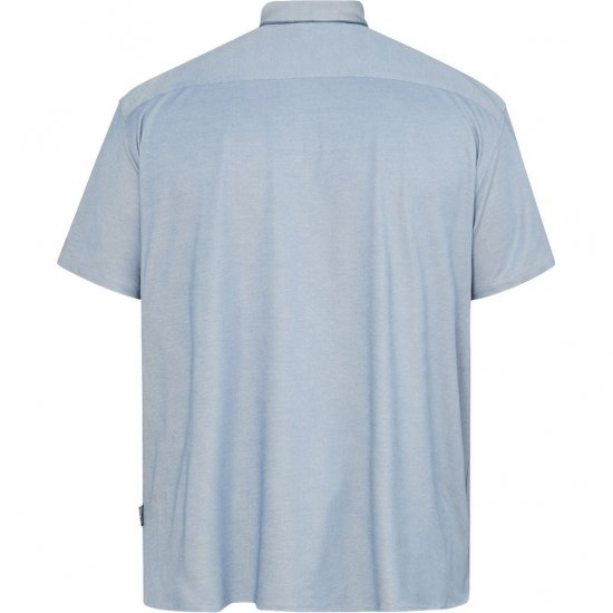 North Latitude 61116 Melírovaná Piké Košile Krátký Rukáv Modrá - Polokošile - Polokošile 2XL-8XL - Trička s límečkem 2XL-8XL